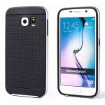 Wholesale Samsung Galaxy S6 Iron Bumper Hybrid Case (Silver)